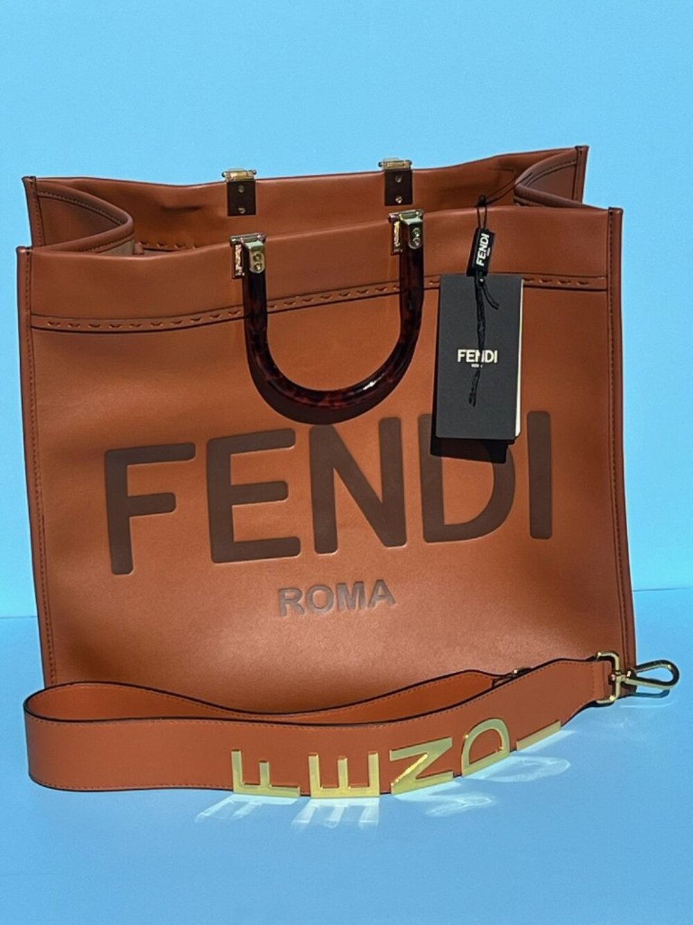 FENDI ROMA brown bag